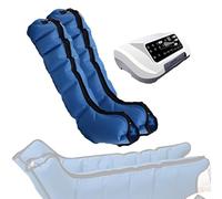Electric Air Compression Leg Massager - 6 Cavity Lymphatic Drainage Compression Boots, Relieve Leg Pain with Enhance Circulation, with Remote Control, Foot Ankles Calf Massage Machinel