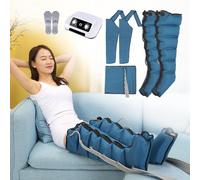 Electric Air Compression Leg Massager - Relieves Lymphedema & Improves Circulation, Calf & Thigh Massager for Swelling Relief, Muscle Recovery & Relaxation