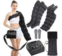 Electric Air Compression Massage Machine,Air Compression Leg Massager,Pressotherapy Recovery Boots,for Pain and Circulation, for Waist Leg, Lymphedema Circulation Swelling