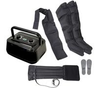 Electric Air Compression Massager, 4| 6 Cavity Lymphatic Drainage Legs Massagers Machine for Relax Muscle, Leg Compression Boots Recovery System, 0~250mmHg Pressure Intensity | 3 Timer