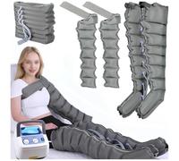 Electric Air Compression Massager for Blood Circulation, Professional Pressotherapy, 4/6/8 Cavities, Arm and Leg Wraps, Therapeutic Device for Relaxation