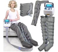 Electric Air Compression Massager Machine, Full Body Waist Arm Leg Relaxation Instrument for Massage, Pressotherapy, Lymphatic Drainage, 8 Cavity Design