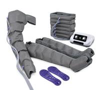 Electric Air Compression Massager, Pressotherapy Boots with Arm, Leg, Waist and Foot Wraps for Lymphatic Drainage and Circulation (Machine+2 Legs+2 arms+Waist)