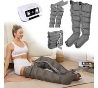 Electric Air Compression Massager, Recovery Boots, Full Body Professional Lymphatic Drainage Massager, Pressotherapy Air Compression Leg Foot Massager for Circulation & Pain Relief