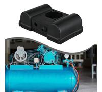 Electric Air Compressor Capacitor Box - 195 x 126 x 65 mm Plastic Junction Box for Single-Phase Motor, 220V, Black