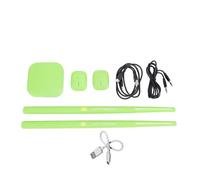 Electric Air Drum Set 3D Motion Sensing Portable Electronic Virtual Drum Kit with Drumsticks for Adults Kids Beginners (Green #13)
