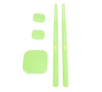 Electric Air Drum Set, Electronic Drums with Drumsticks, 3D Motion Sensing, Portable Virtual Drum Kit for Adults Kids, Virtual Electric Drum Set for Beginners (Green)