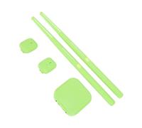 Electric Air Drum Set, Portable 3D Motion Sensing Air Drumsticks Practice Drum Set Light up Virtual Drumsticks for Beginners and Adults Kids (Green)