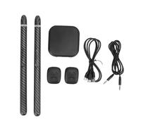Electric Air Drum Set, Portable Electronic Drum Kit, No Noise and Latency, Air Drum with Drumsticks, Pedals and Converter, Play Drum Anywhere Anytime for Adults, Beginners