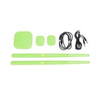 Electric Air Drum Set, Portable Virtual Drum Kit with Drumsticks, 3D Motion Sensing Technology for Adults Kids Beginners, ABS Material Lightweight Design for Home Office Outdoor Us (Green)