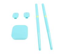 Electric Air Drum Set, RGB 3D Motion Sensing Virtual Drumsticks Set Air Drum Kit Percussion Accessories with 8 Sounds for Adults Kids Professional (Blue)
