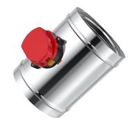 Electric Air Duct Damper Valve Stainless Steel Motorised Damper Air Duct Valve for Ventilation ducting Lightweight Motorized Volume Damper, OD 200mm AC24V