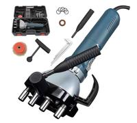 Electric Air Duct Pipe Edge Seam Banding Machine, Handheld Seam Locker with Suitcase, 4-10m/min, 1400W Seaming Machine Bander for Round Square Straight Curved Shaped Ducts(0.4-1mm)