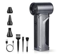 Electric Air Duster, 160000RPM Compressed Air Duster, Super High-Speed Air Blower, Replace Compressed Air Cans,Keyboard and PC Clean, Adjustable Air Blower for Outdoors,Car,Home