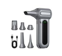 Electric Air Duster Air Blower 400000RPM Super Power Turbo Fan Rechargeable 3-Gear Brushless Motor for Car/PC/Home B