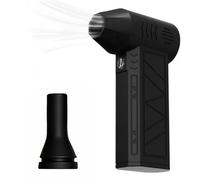 Electric Air Duster for PC, Cordless Compressed Air Duster with 130,000 RPM & LED Light - 3-Speed Adjustable, USB-C Rechargeable for Keyboard, Electronics, Car, Home and Outdoor Cleaning