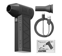 Electric Air Duster - Portable Compressed Air Blower, Handheld Dryer | Drying Machine Cleaning Accessories for Keyboards, Pc Electronics, Cycling Gear, Pets, Car, Home,