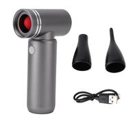 Electric Air Duster Professional High Speed 110000 RPM Cordless Portable Jet Fan Handheld Turbo Blower for Outdoor Camping BBQ Made of Aluminum Alloy 435g 13.2cm
