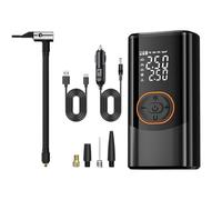 Electric Air Pump, Cordless Smart Inflator, 150PSI Rechargeable Compressor, Portable 4 Preset Modes with LED Flashlight, Ideal for Bike, Ball, Car, Motorcycle, Outdoor and Emergencies