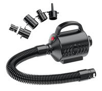 Electric Air Pump for Inflatable Pool Toys - High Power Quick-Fill Air Mattress Inflator Deflator Pump for Pool Float Raft Gymnastics Track Mat, Portable Air Pump 4 Nozzles AC 220-240V (400W)