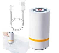 Electric Air Pump for Luggage - Portable Storage Bag Pump, Compact Compression Device, Electric Vacuum Pump | Powered Pump for Food Retention Travel Organizing and Saving