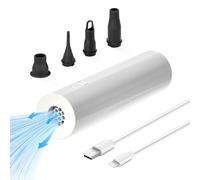 Electric Air Pump Paddling Pool 2×2000mAh Cordless Pump for Inflatables Quick Inflate/Deflate Rechargeable Battery Pump for Airbed Camp Mattress Air Chair Sofa Kids Pool Swimming Ring