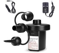 Electric Air Pump,Portable Quick-Fill Air Pump with 3 Nozzles,110V AC/12V DC,Perfect Inflator/Deflator PumpsOutdoor Camping,Inflatable Cushions,Air Mattress Beds,Boats,Swimming Ring