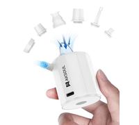 Electric Air Tiny Pump for Airbed: USB Rechargeable Battery Powered Mini Portable Vacuum Pumps - Cordless Small Inflator for Pool Swimming Inflatables Travel Inflatable Mattress Camping Air Bed