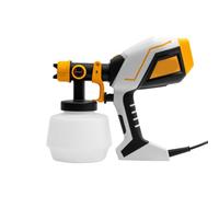 Electric Airbrush Paint Sprayer for Home & Garden Use, High Power 3 Spray Patterns with Flow Control, White Metal and Plastic Coating Tool Compatible with Furniture Steel Surfaces