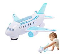 Electric Airplane Toy - 9.44 Inch ABS Musical Airplane Toys | Interactive Assembly Plane For Kids | Fun Educational Gift Encouraging Imaginative Play And Skill Development For Boys