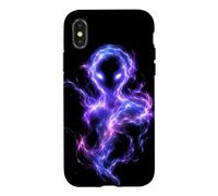 Electric Alien Plasma Cosmic Sci Fi UAP Disclosure Art Case for iPhone X/XS