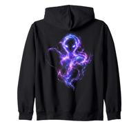 Electric Alien Plasma Cosmic Sci Fi UAP Disclosure Art Zip Hoodie