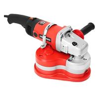 Electric Angle Grinder 3000W, 3-Head Concrete Grinder with 6-Speed Adjustment, No Dead Ends for Heavy-Duty Sanding, Cutting, and Polishing