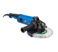 Electric Angle Grinder with 3 Year Warranty, Suitable for Cutting, polishing, Grinding, Sharpening, and Cleaning Materials Such as Steel, Copper, Concrete, and Tile (2000w 230mm / 9” Disc)