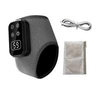 Electric Ankle Massager - Cordless Foot Vibration Pad, 5-Speed Heating Massage Tool, Wellness Support Gear | Reliable Muscle Recovery for Men Women Elderly Workout Home Office Travel Accessory