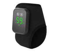 Electric Ankle Massager - Heated Wrap, Vibrating Joint Support, Calf Relief | Wellness Care Device for Women Men Foot Circulation Comfort Recovery Relaxation Home Spa Support