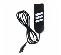 Electric Armchair Remote Control Replacement 5-Pin Plug Hand Controller for Riser Chairs and Recliner Chairs with 2/4/6 Buttons (6-button straight)