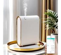 Electric Aroma Diffuser Machine, 350ml Waterless Smart Scent Diffuser with Remote Control, Wall-Mountable for Home, Office, Hotel, Business, Spa