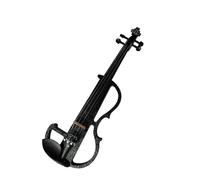 Electric Art Flower Pattern Violin Solid Wood Silent Violin Full Size Ebony Fittings Parts 4/4