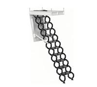 Electric Attic Ladder, Folding Loft Stairs with Remote Control, Invisible Ceiling Pull Down Indoor Attic Stairs