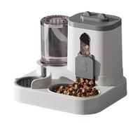 Electric Attraction 2L Food Dispenser Combined Water Bowl Leak Proof Siphon Safe PP Electricity Required Pet Feeding Station