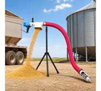 Electric Auger Conveyor, Flexible Hose and Adjustable Support Stand 4.0M