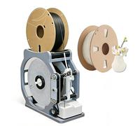 Electric Auto Filament Winder Respooler for 3D Printers, Smart Sensor, No-Tangle Spooling, for PLA ABS, Welding, Sewing, Compact Space-Saving, Easy to Use, Fits Standard Spools