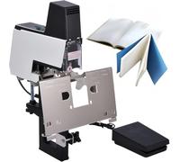 Electric Auto Rapid Stapler Binder, 2-40 Sheets Heavy Duty Flat, Saddle Stitch Binding Machine, Dual-Purpose Stapler with Pedal, for 23/6, 23/8, 66/6, 66/8 Staple (Single Head)