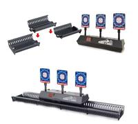 Electric Auto-Reset Shooting Target Game With Moving Rail, Moving Digital Target Practice Game for Boys and Girls, High Precision Scoring Practice Target with Sounds & Lights (B)