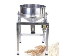 Electric Automatic Flour Sifter Machine, Stainless Steel Vibrating Sieve Shaker for Industrial & Baking Use - Commercial Powder Sifter(100w)