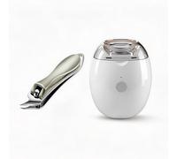 Electric Automatic Nail Clipper & Trimmer, Oblique Nail Clippers 3-in-1 Nail Grinder with LED Light & 3 Variable Speeds, Gentle & Quiet Trimming for Nails, Safe for Seniors, Adults, Infants & Newborns