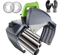 Electric Automatic Pipe Cutting Machine, Multifunctional Precise Fast Cutter for Plastic Metal Pipe 400mm