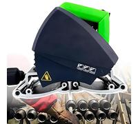 Electric Automatic Pipe Cutting Machine, Precise Cutter for 15-220mm/75-400mm Pipes, Precision Rail Fixing, 93HRA Steel Blade, Adjustable Protective Cover
