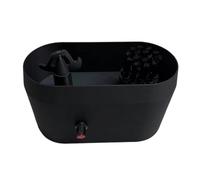 Electric Automatic Portafilter Cleaner, Coffee Porta Filter Cleaning Set with Tray and Scrub | For 51/53/58 mm Systems After Preparation Weekly Care in the Household 20 x 10 x 5 cm